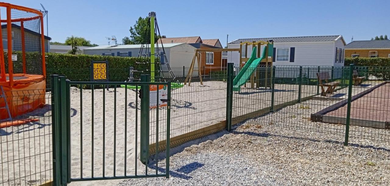 Mobil Home-Les Lins Bleus Biville-sur-Mer Kültér fotó